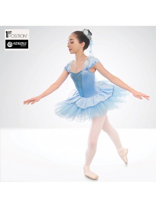 Tutù Danza Piatto Balletto 1st Position Velluto Balletto Saggio Tutu COTU0080